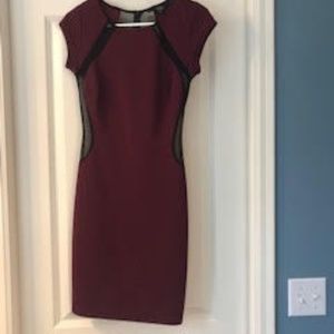 Guess Purple Mesh Back Short Dress